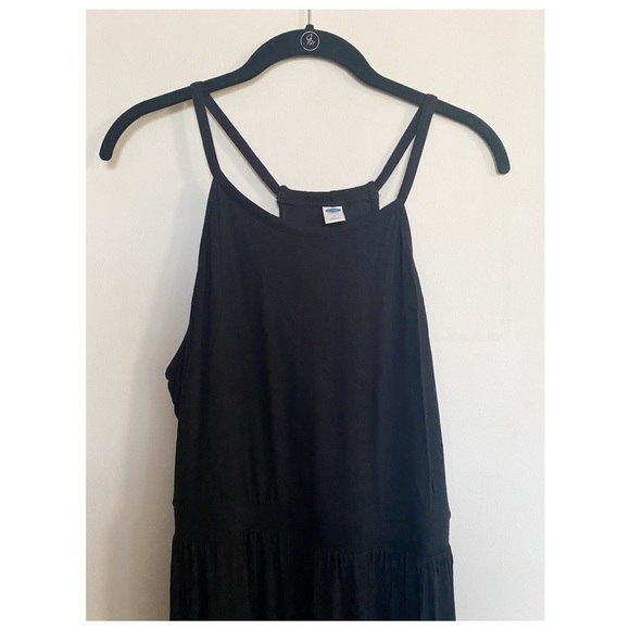 Old Navy Black Halter Maxi Dress | Size M - Picture 3 of 5
